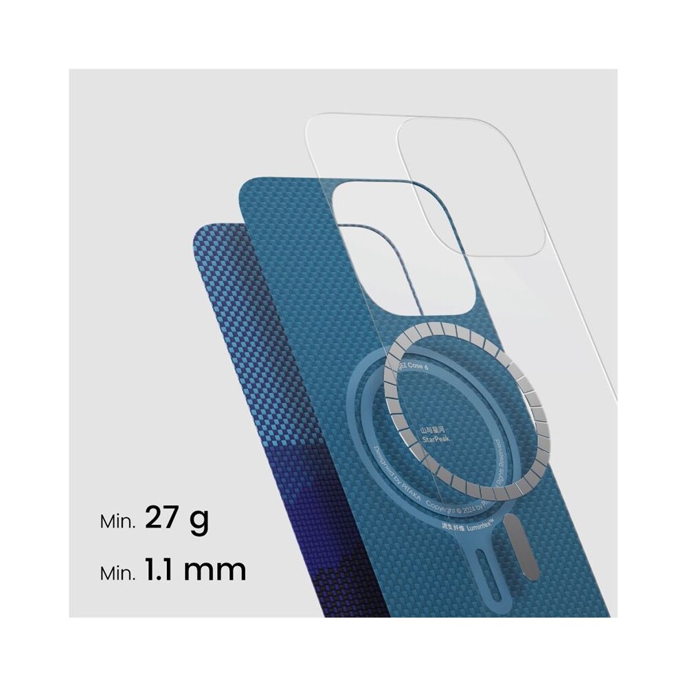 Pitaka-StarPeak-Luminous-Case-svitici-kryt-iPhone-16-Pro-Max-Over-the-horizon