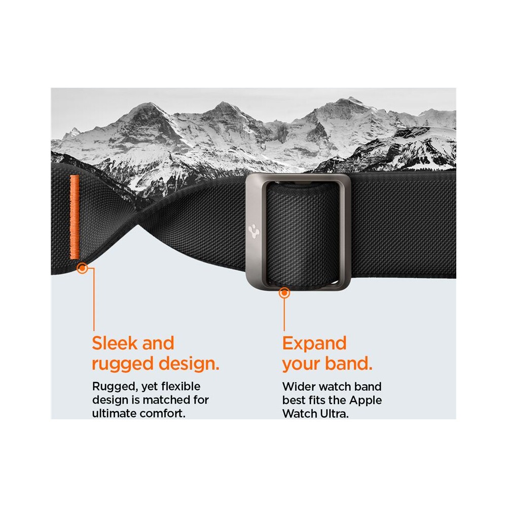 Spigen-Lite-Fit-Pro-reminek-Apple-Watch-Ultra-3-2-1-49mm-matne-cerny