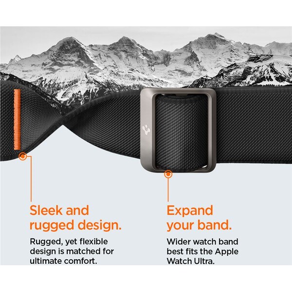 Spigen-Lite-Fit-Pro-reminek-Apple-Watch-Ultra-3-2-1-49mm-matne-cerny