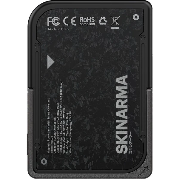 SKINARMA-Vektor-Nexus-MagSafe-powerbanka-5000-mAh-20W-USB-C-PD-Onyx