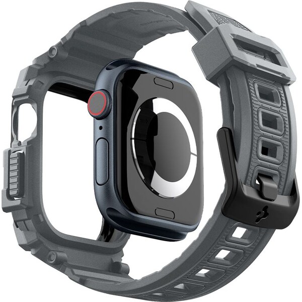 Spigen-Rugged-Armor-Pro-reminek-s-pouzdrem-Apple-Watch-10-11-46mm-sedy