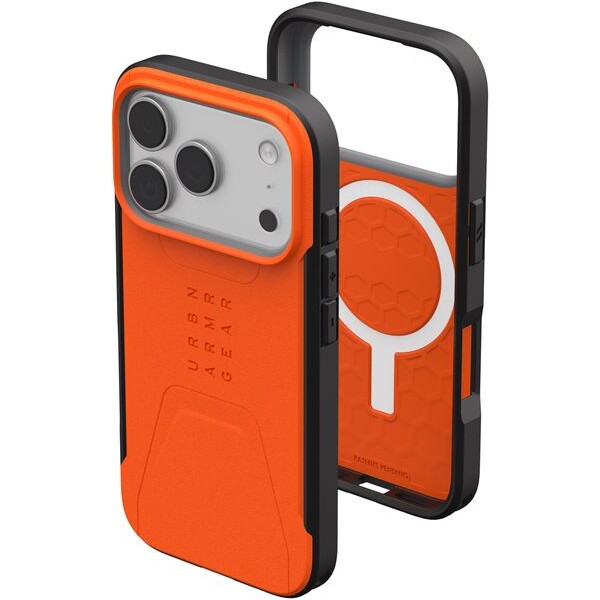 UAG-Civilian-Magsafe-kryt-iPhone-17-Pro-oranzovy