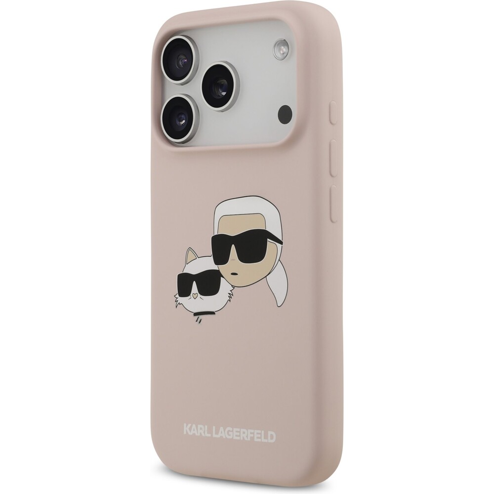 Karl-Lagerfeld-Liquid-Silicone-Double-Heads-MagSafe-kryt-iPhone-17-Pro-ruzovy