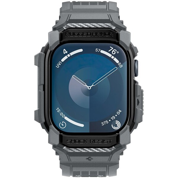 Spigen-Rugged-Armor-Pro-reminek-s-pouzdrem-Apple-Watch-10-11-46mm-sedy