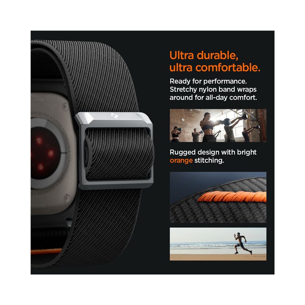 Spigen-Lite-Fit-Pro-reminek-Apple-Watch-Ultra-3-2-1-49mm-matne-cerny