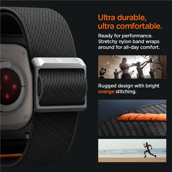 Spigen-Lite-Fit-Pro-reminek-Apple-Watch-Ultra-3-2-1-49mm-matne-cerny