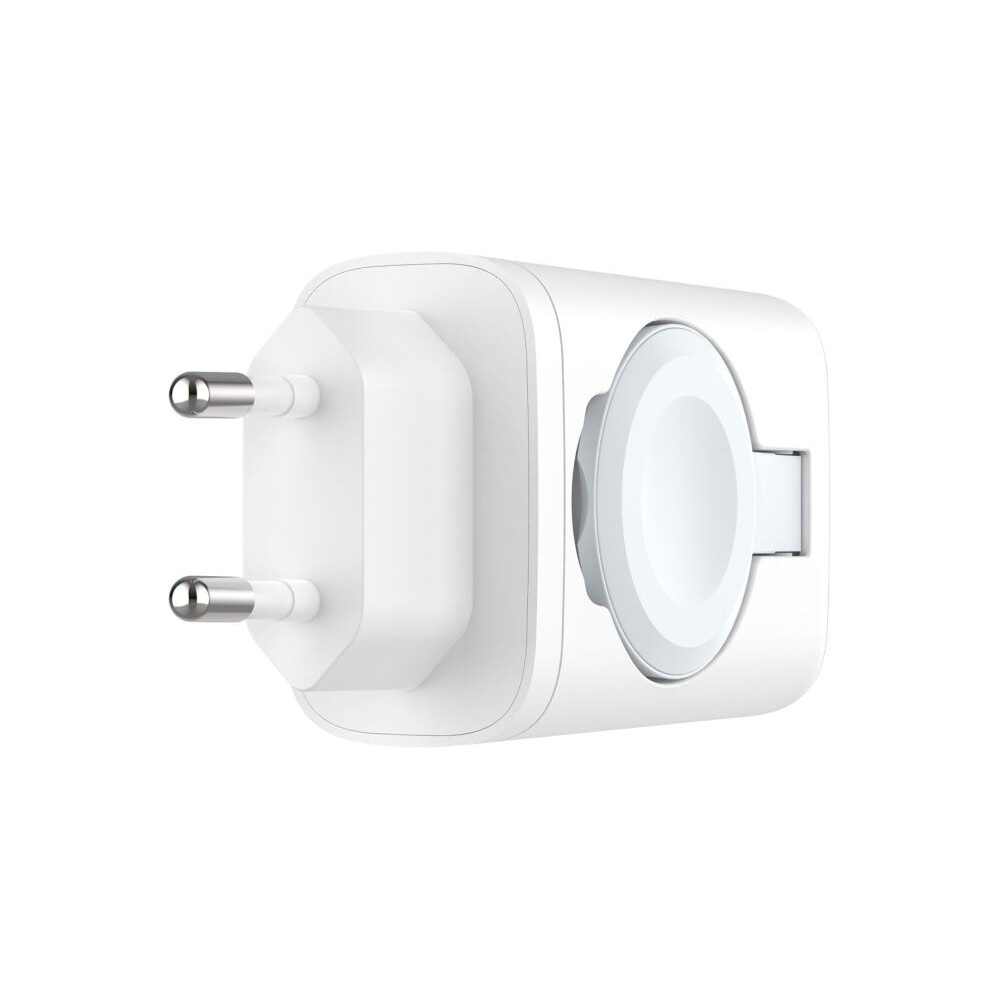 FIXED-Power-Socket-GaN-nabijecka-USB-A-USB-C-a-nabijeckou-pro-Apple-Watch-bila