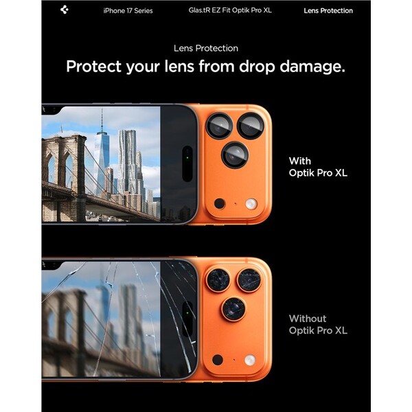 Spigen-Glass-tR-EZ-Fit-Optik-Pro-XL-sklo-na-fotoaparat-iPhone-17-Pro-Max-oranzove