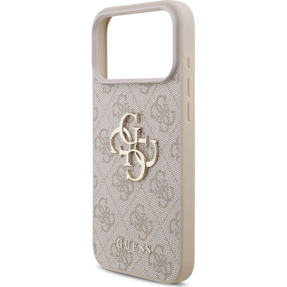 Guess-PU-4G-Metal-Logo-kryt-iPhone-17-Pro-Max-ruzovy