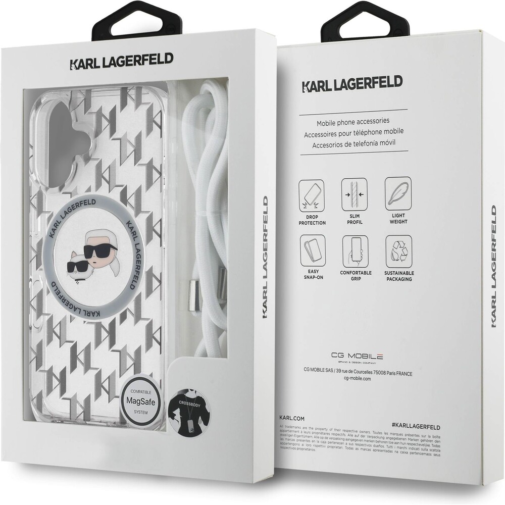 Karl-Lagerfeld-IML-Monogram-Crossbody-K-CH-Heads-MagSafe-kryt-pro-iPhone-16-ciry