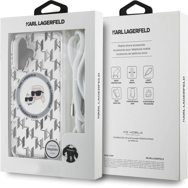 Karl-Lagerfeld-IML-Monogram-Crossbody-K-CH-Heads-MagSafe-kryt-pro-iPhone-16-ciry