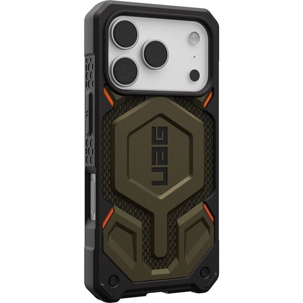 UAG-Monarch-Pro-MagSafe-Kevlar-kryt-iPhone-17-Pro-zeleny