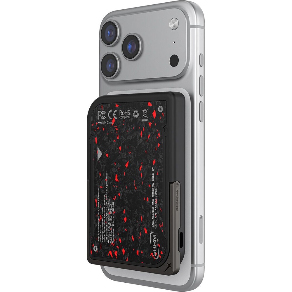 SKINARMA-Vektor-Nexus-MagSafe-powerbanka-5000-mAh-20W-USB-C-PD-Black-Red
