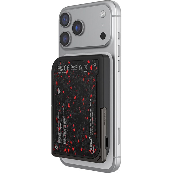 SKINARMA-Vektor-Nexus-MagSafe-powerbanka-5000-mAh-20W-USB-C-PD-Black-Red