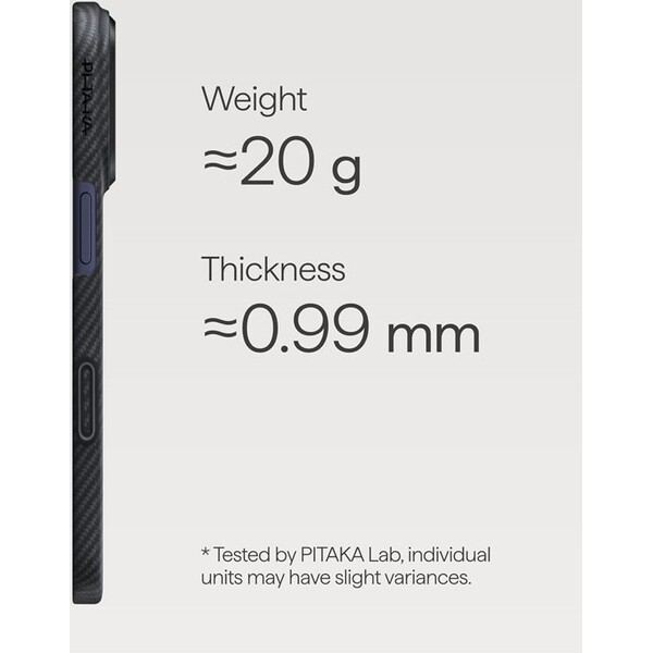 Pitaka-Ultra-Slim-Case-MagSafe-kryt-iPhone-17-Pro-Max-Black-Grey