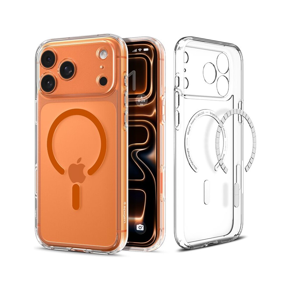 Spigen-Ultra-Hybrid-MagSafe-kryt-iPhone-17-Pro-Max-clear-orange