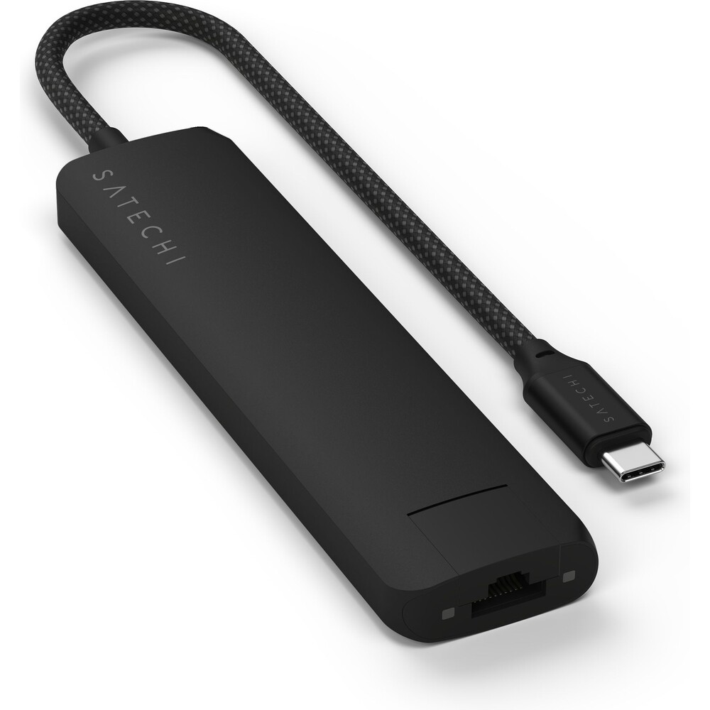 Satechi-7v1-USB-C-Slim-viceportovy-adapter-s-Ethernetem-cerny