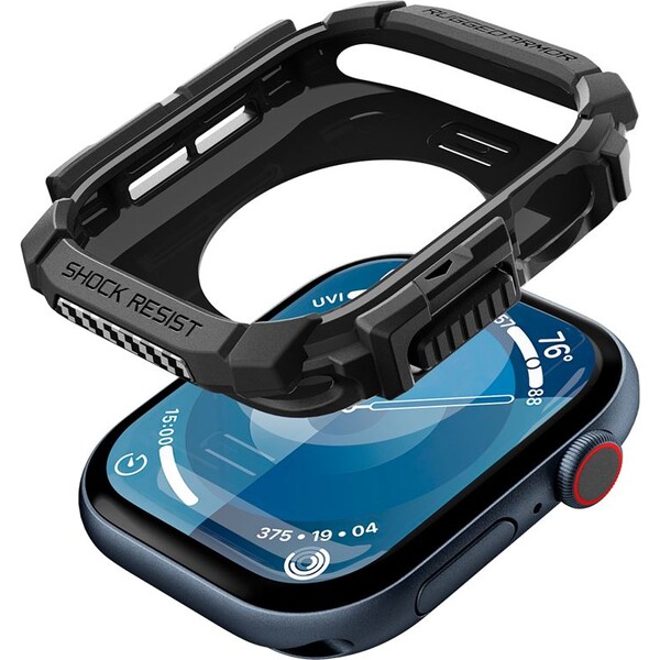Spigen-Rugged-Armor-kryt-pro-Apple-Watch-10-11-42mm-matne-cerny