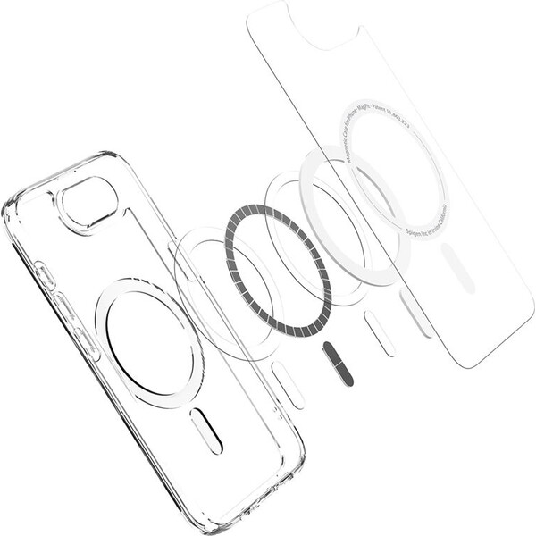 Spigen-Ultra-Hybrid-MagSafe-kryt-iPhone-17e-16e-bily