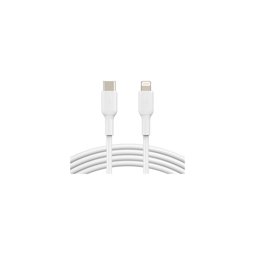 Belkin-BOOST-Charge-USB-C-Lightning-kabel-2m-bily