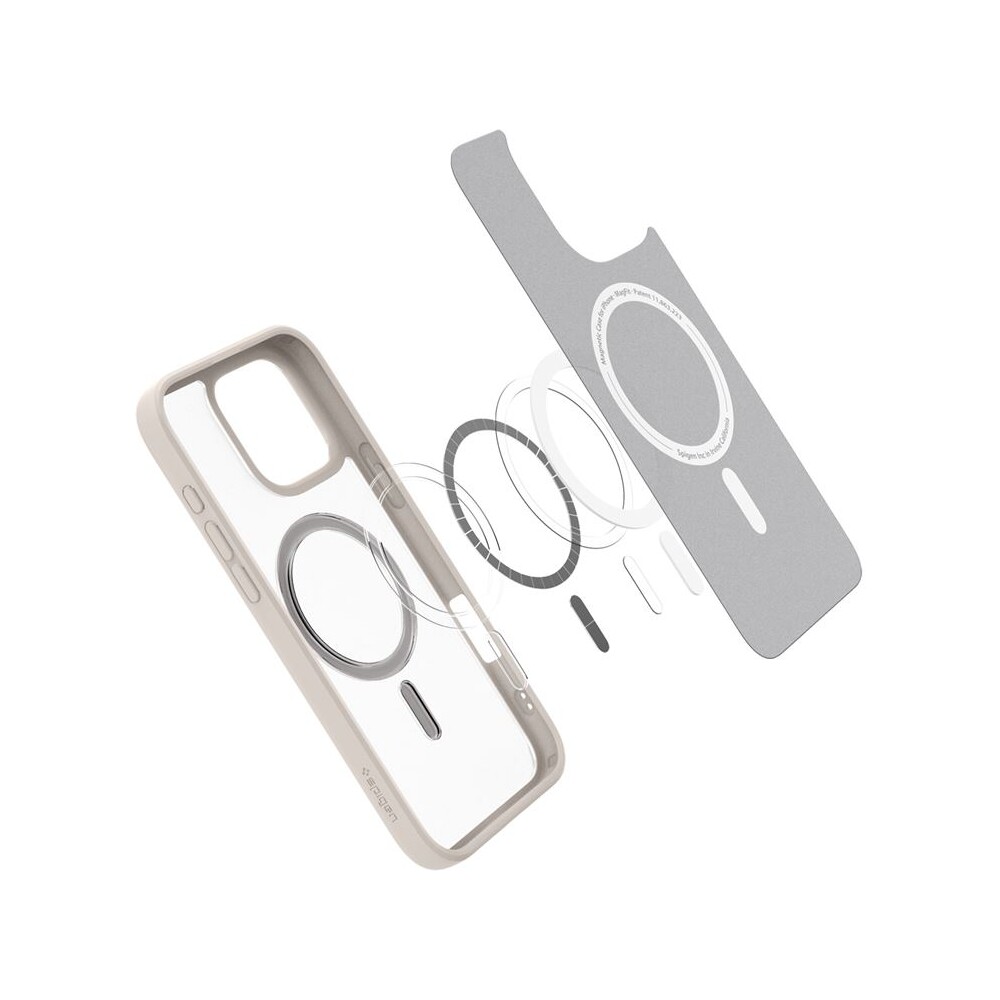 Spigen-Ultra-Hybrid-MagSafe-kryt-iPhone-16-Pro-frost-natural-titanium