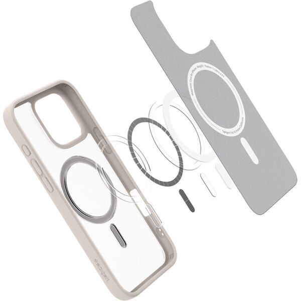 Spigen-Ultra-Hybrid-MagSafe-kryt-iPhone-16-Pro-frost-natural-titanium
