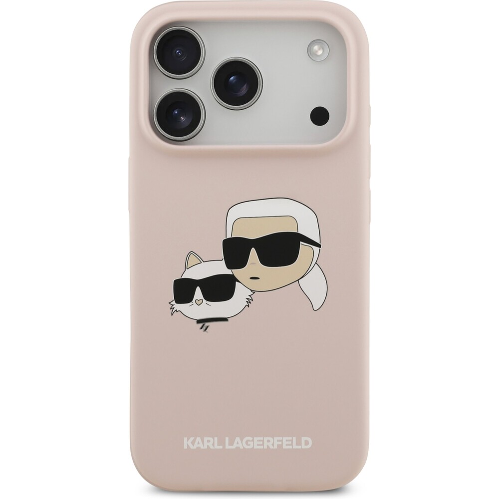 Karl-Lagerfeld-Liquid-Silicone-Double-Heads-MagSafe-kryt-iPhone-17-Pro-ruzovy