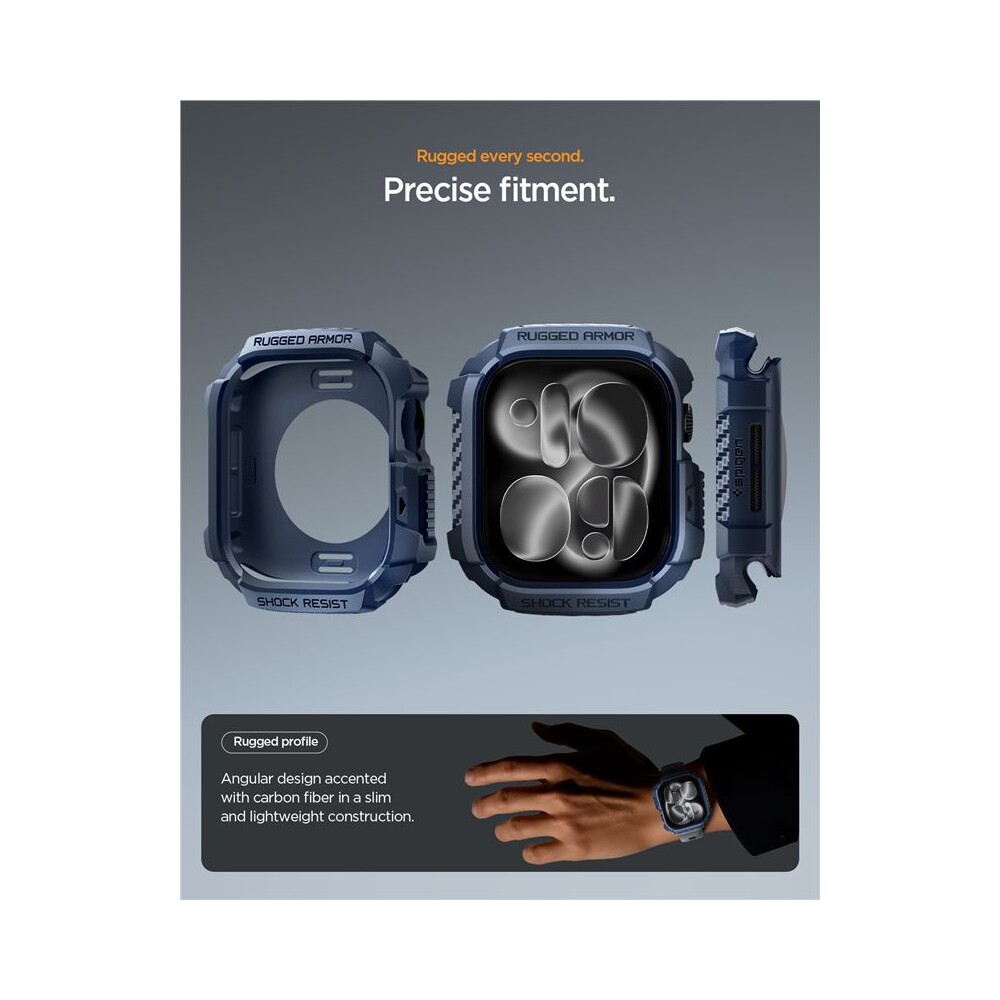 Spigen-Rugged-Armor-2-pouzdro-Apple-Watch-11-42mm-navy-blue