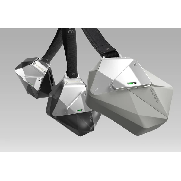 Aulumu-A39-Geometric-Case-pouzdro-AirPods-Pro-3-Black