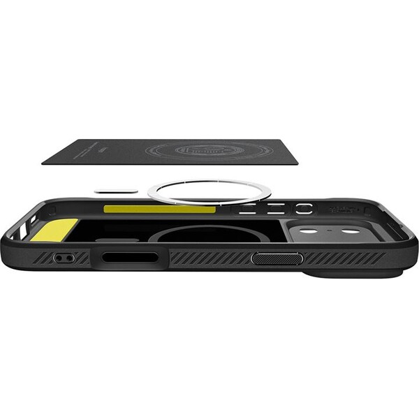 Spigen-Rugged-Armor-MagSafe-kryt-iPhone-17-Pro-matte-black