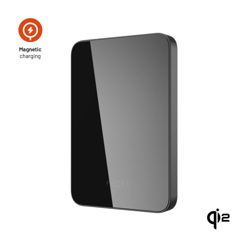 FIXED-MagZen-5-Crystal-MagSafe-Qi2-powerbanka-5000mAh-cerna