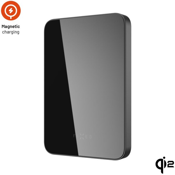 FIXED-MagZen-5-Crystal-MagSafe-Qi2-powerbanka-5000mAh-cerna