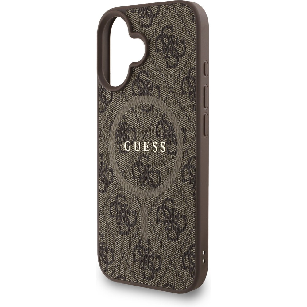 Guess-PU-Leather-4G-Colored-Ring-Strap-MagSafe-kryt-iPhone-16-hnedy