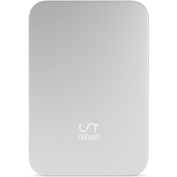 iWant-3000mAh-Aluminium-Mag-MagSafe-bezdratova-powerbanka-stribrna