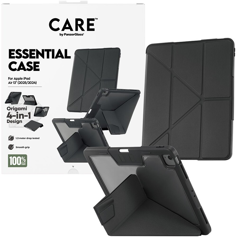 PanzerGlass-CARE-4v1-Essential-pouzdro-Apple-iPad-Air-13-2025-2024-cerne