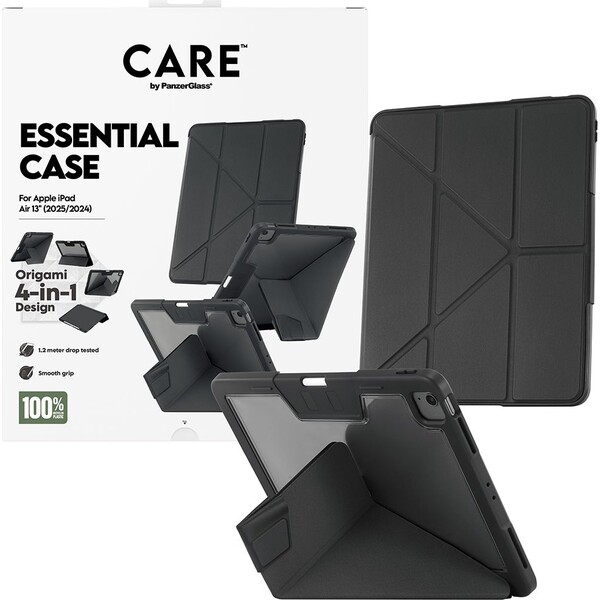 PanzerGlass-CARE-4v1-Essential-pouzdro-Apple-iPad-Air-13-2025-2024-cerne