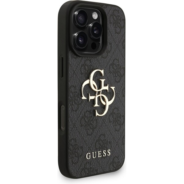 Guess-PU-4G-Metal-Logo-Strap-kryt-iPhone-16-Pro-Max-cerny