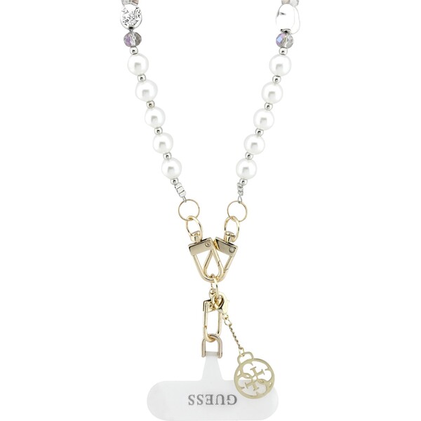 Guess-Crossbody-popruh-Pearl-and-4G-Charm-bily