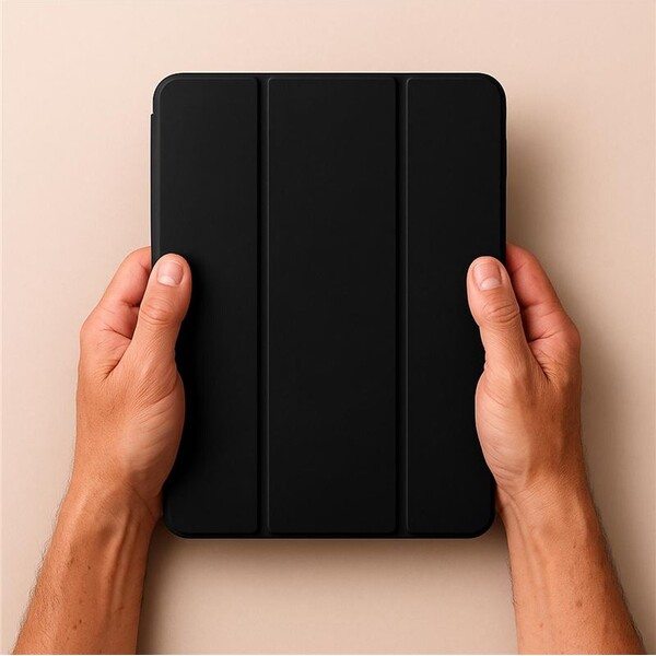 Pipetto-Origami-No7-Tri-Folio-pouzdro-iPad-11-2025-iPad-2022-cerne