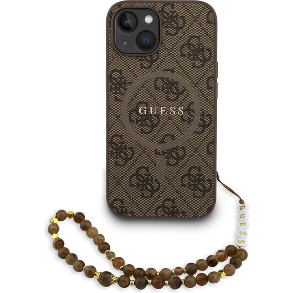 Guess-PU-Leather-4G-Colored-Ring-Strap-MagSafe-kryt-iPhone-15-hnedy