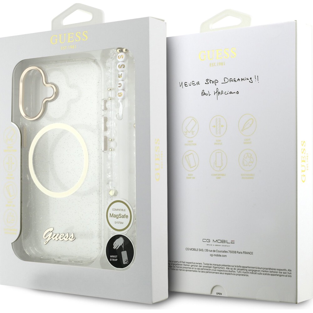 Guess-IML-Glitter-Script-Strap-MagSafe-kryt-iPhone-17-ciry