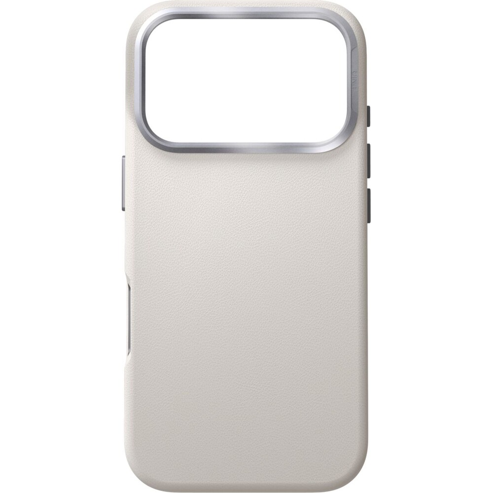 UNIQ-Lyden-Premium-Leatherette-MagClick-MagSafe-kryt-iPhone-17-Pro-Clay