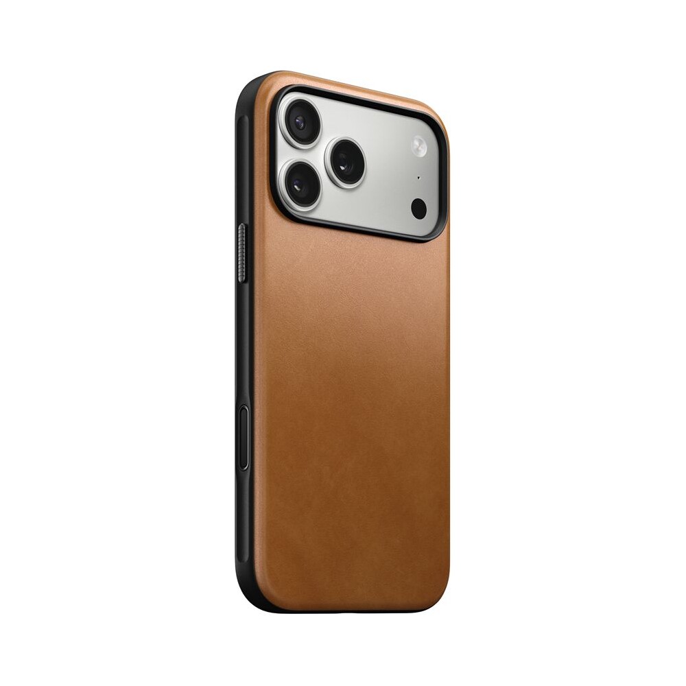 Nomad-Modern-Leather-Case-MagSafe-kozeny-kryt-iPhone-17-Pro-Max-English-Tan