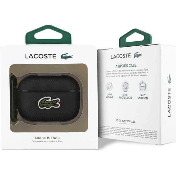 Lacoste-Petit-Pique-Croc-Logo-Patch-pouzdro-AirPods-Pro-2-cerne