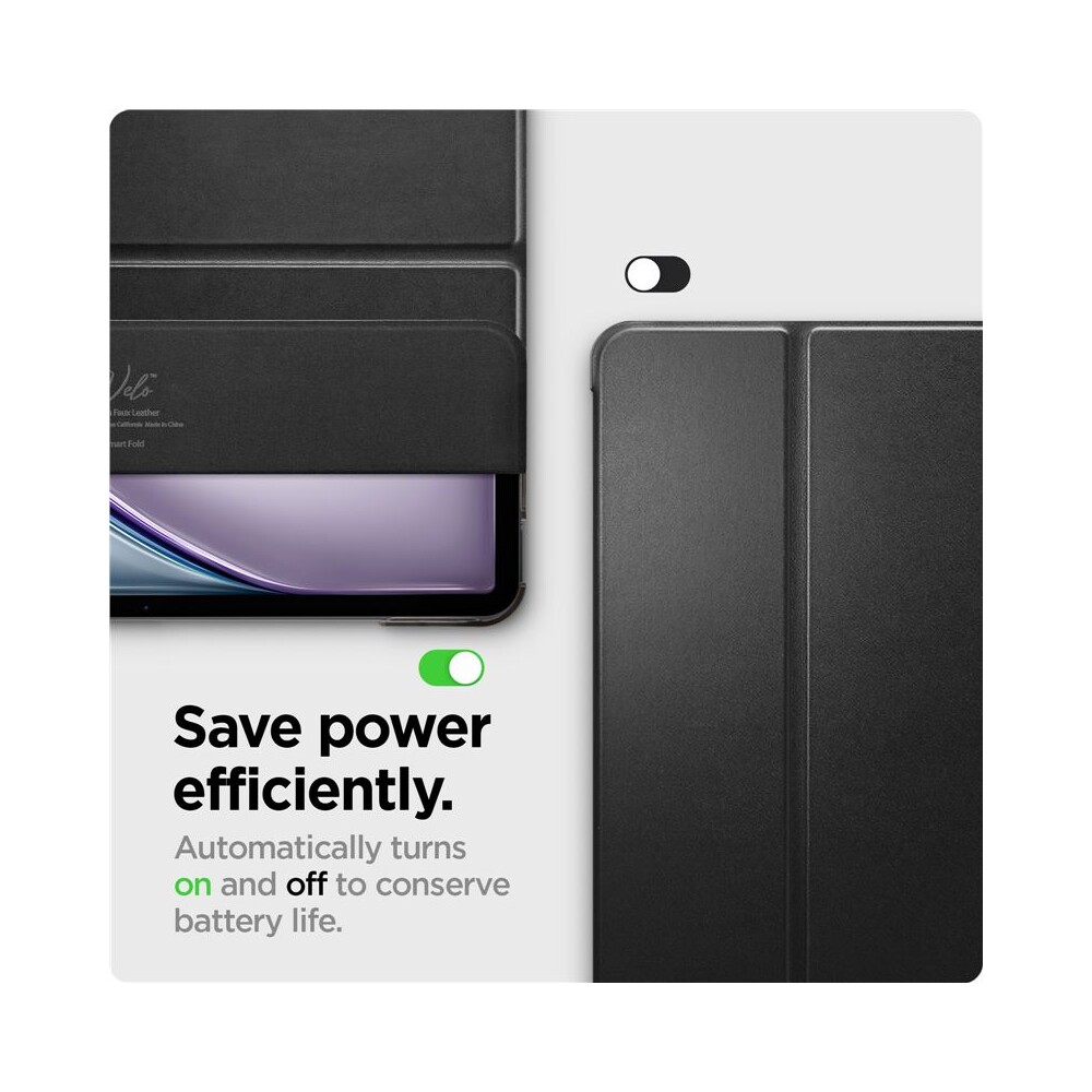 Spigen-Smart-Fold-pouzdro-iPad-Air-13-2024-2026-cerne