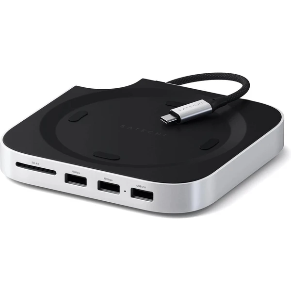 Satechi Mac Mini M4 Stand & Hub s SSD Enclosure bílý - USB huby - Hlavní obrázek