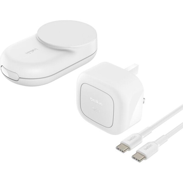Belkin-UltraCharge-Qi2-25W-3v1-MagSafe-nabijecka-pro-iPhone-Apple-Watch-AirPods-bila