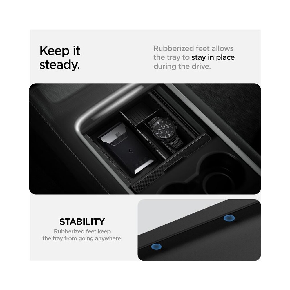 Spigen-Center-Console-Organizer-Tesla-Model-Y-3-cerny