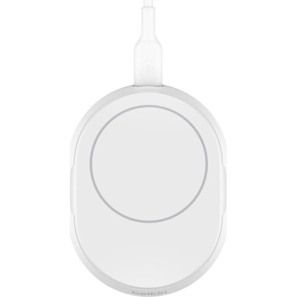 Belkin-BOOST-CHARGE-PRO-Qi2-MagSafe-nabijecka-15W-bez-adapteru-bila