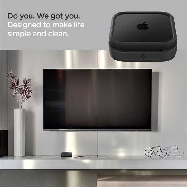 Spigen-Silicone-Fit-Mount-silikonovy-drzak-pro-Apple-TV-4K-3th-Gen-2022-cerny